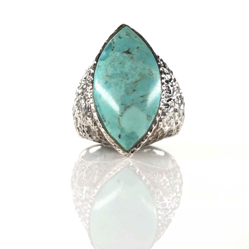 Ragazzi Sterling Silver Turquoise Ring